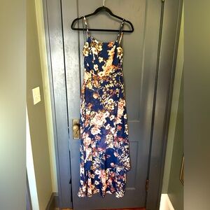 Floral high low dress